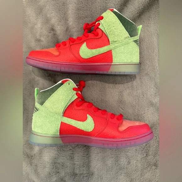 Nike SB Dunk High Strawberry Cough (Special Box) CE7093-600 OG All 13M New DS - Picture 3 of 15